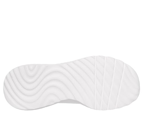 Detalle 2 de Skechers Damen Bobs Squad Chaos Current Muse Slip-In Turnschuhe White/Gold Textile, 39 EU