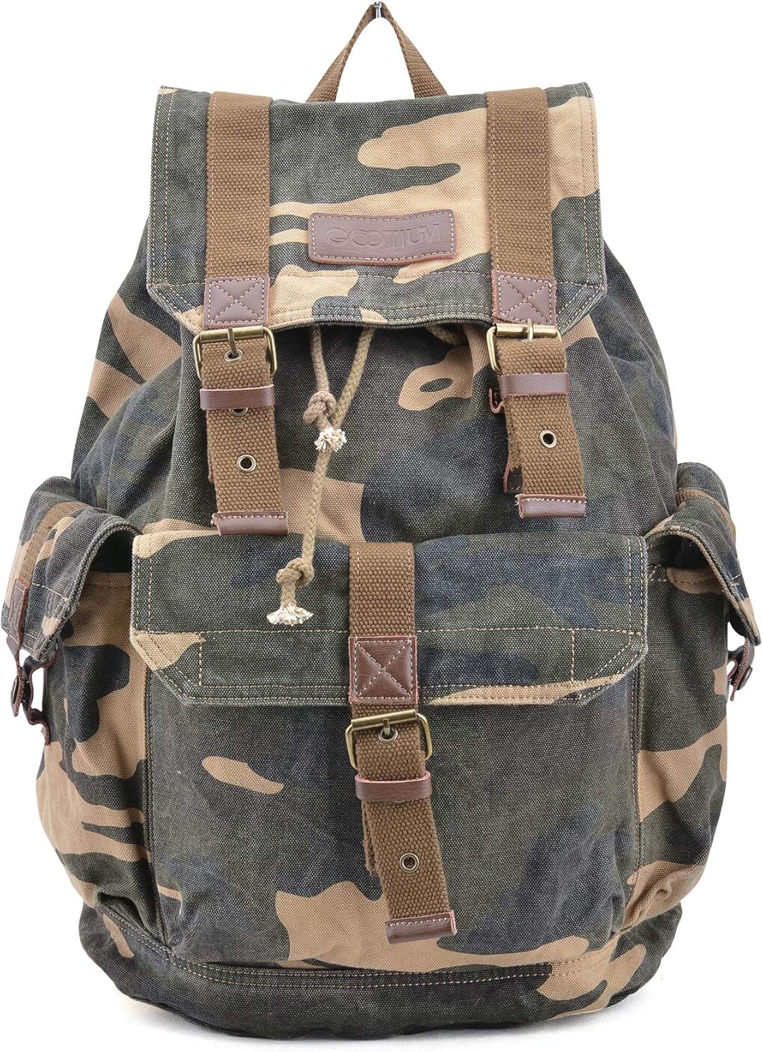 Thumbnail 2 de Gootium Canvas Backpack – Vintage Outdoor Rucksack Travel Day Pack (30L)