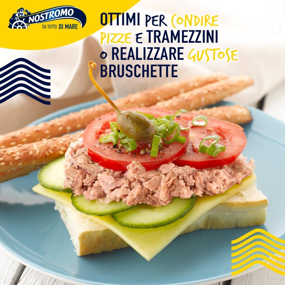 Thumbnail 3 de Nostromo Trancetti di Tonno all'Olio di Oliva, 300 g – già sgocciolati, pronti all’uso