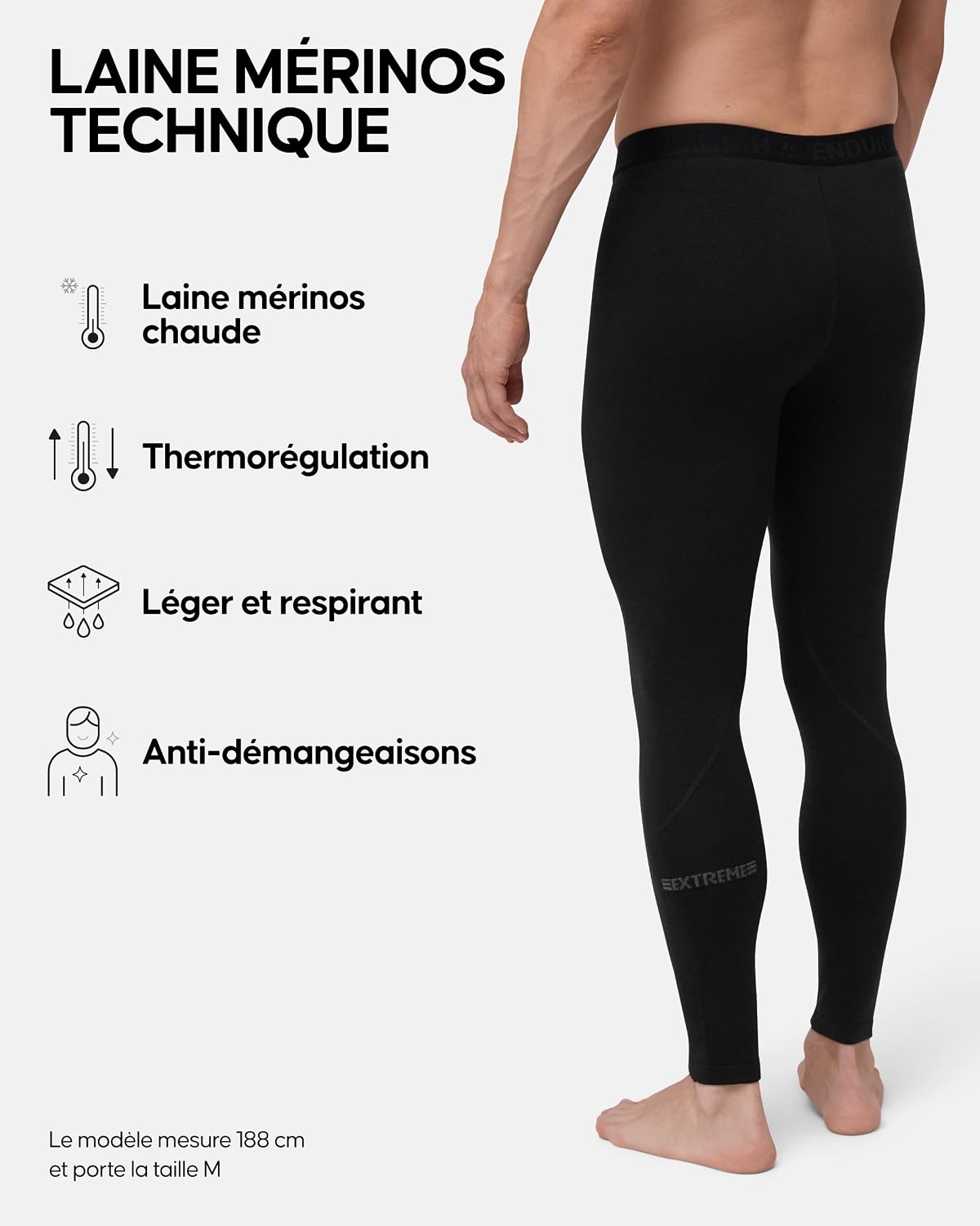 Detalle 2 de DANISH ENDURANCE Pantalon thermique 250 g/m²