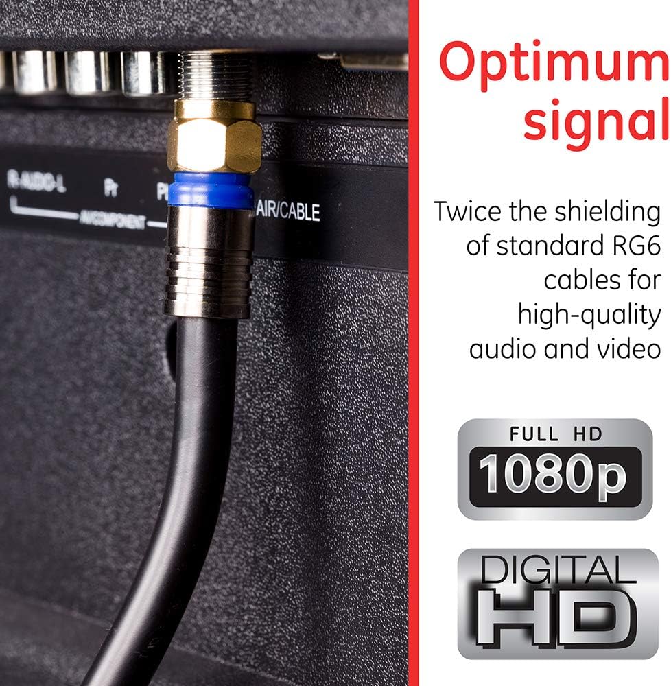 Thumbnail 2 de GE 34842 RG6 Coaxial Cable 100 ft