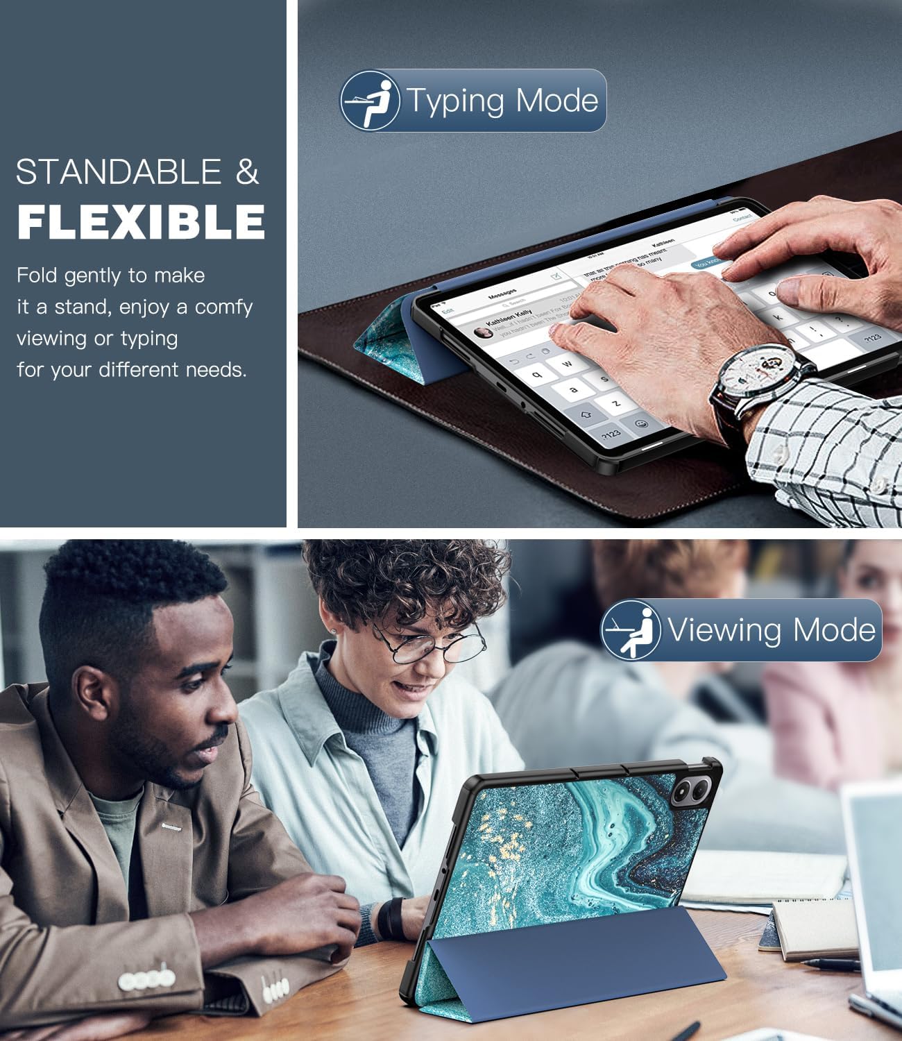 Thumbnail 3 de TiMOVO Hülle für Xiaomi Redmi Pad 2 Pro 12,1 Zoll (2025) – schlanke Schutzhülle mit Ständer, Auto-Schlaf/Wach