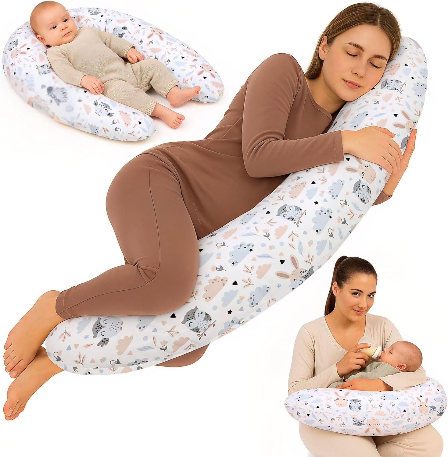 Detalle de Totsy Baby Cojin Lactancia y Embarazo 190cm 🤱