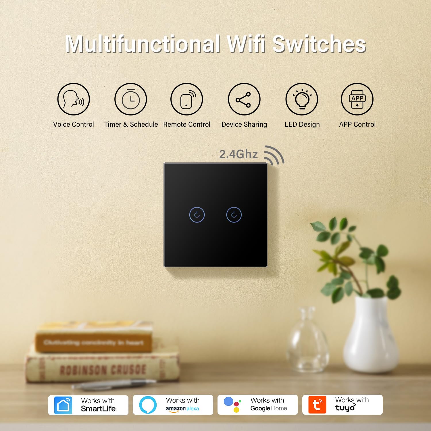 Detalle de BSEED Interrupteur connecté sans neutre 2