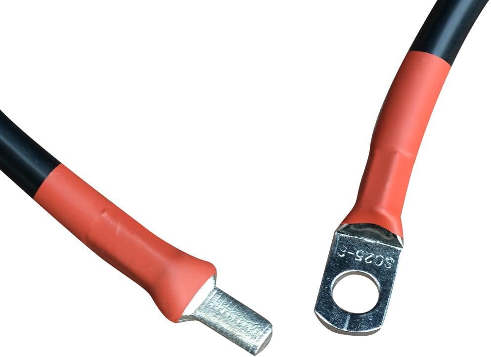 Detalle 2 de enjoy solar 4000000 accukabel 6 mm² met M8-ringogen, 1,5 m