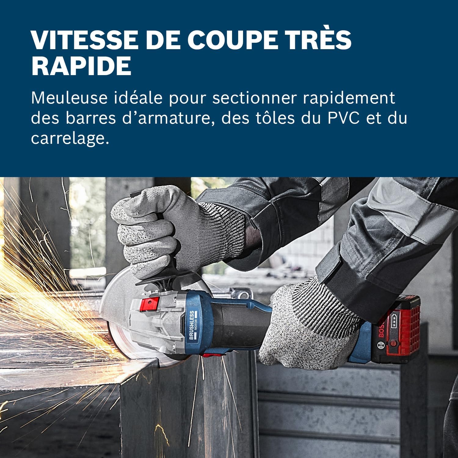 Thumbnail 2 de Bosch Professional GWS 18V-8 meuleuse 125 mm 🛠️