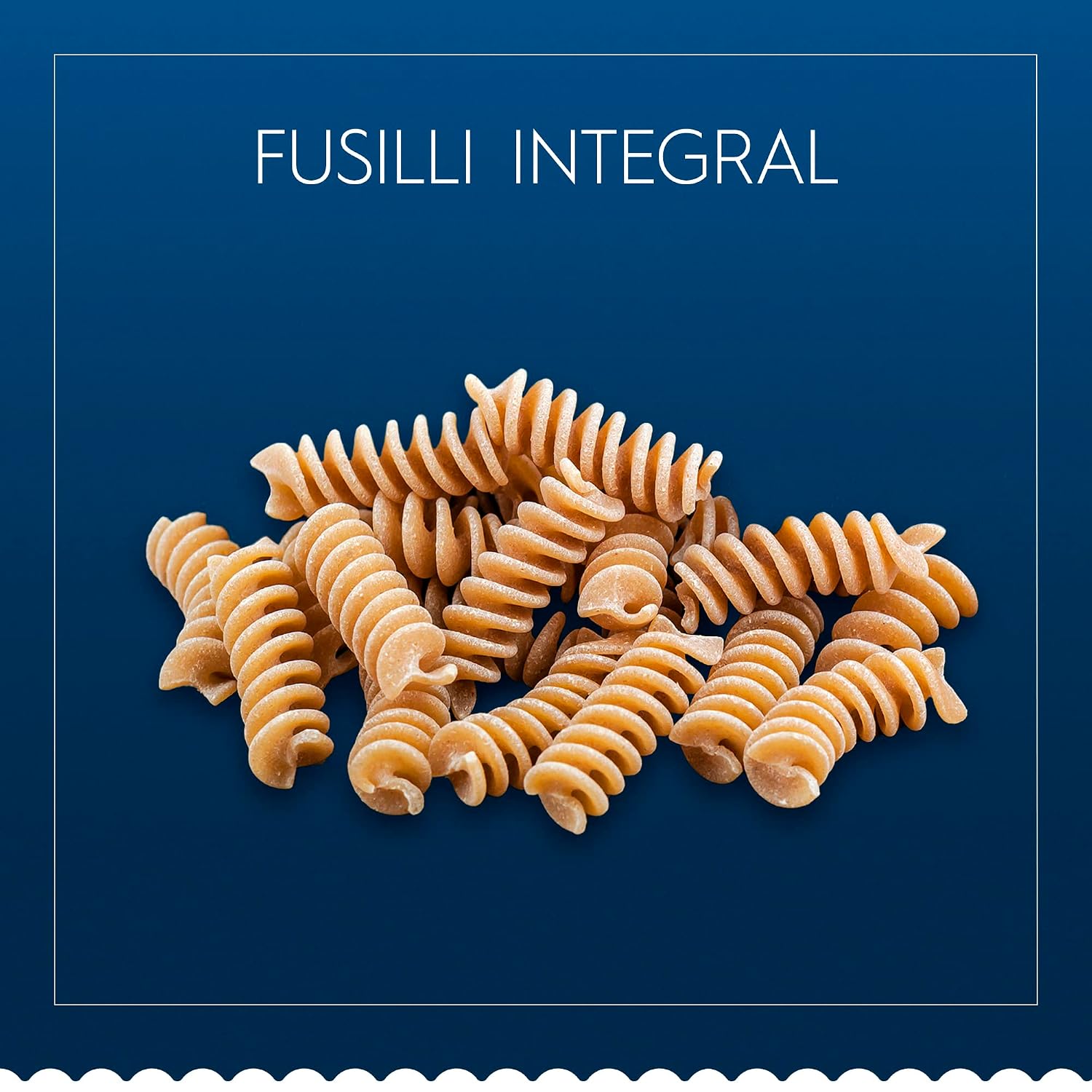 Detalle de Barilla Pasta Integrale Fusilli – Vollkorn-Hartweizengrieß-Pasta, 5 x 500 g