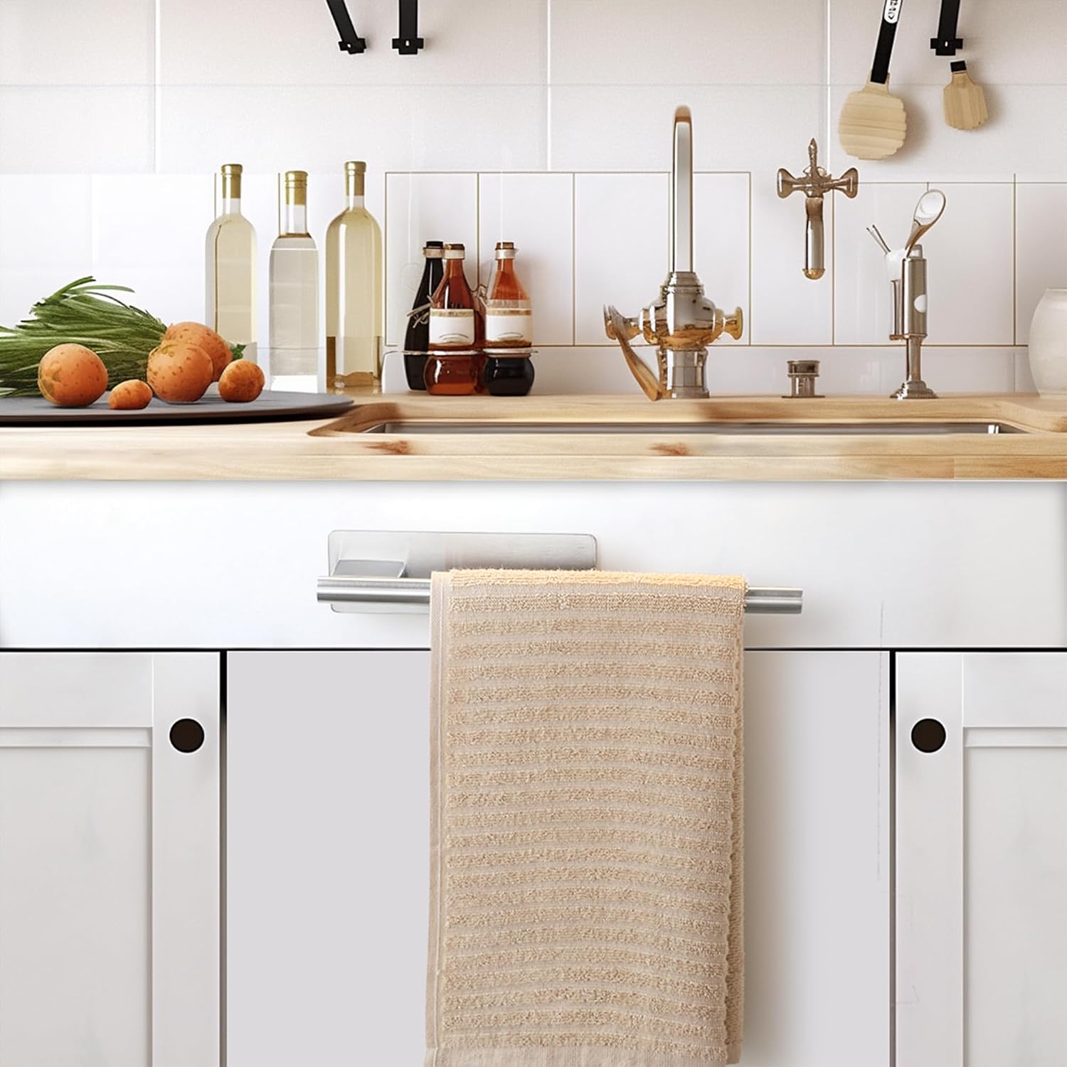 Thumbnail 6 de ALOCEO 28CM Self Adhesive Towel Rail