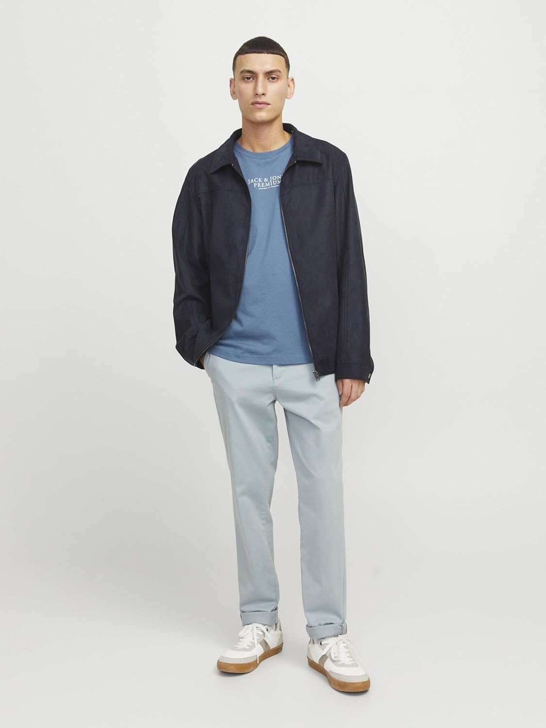 Thumbnail 2 de JACK & JONES Short chino Regular fit en coton mélangé