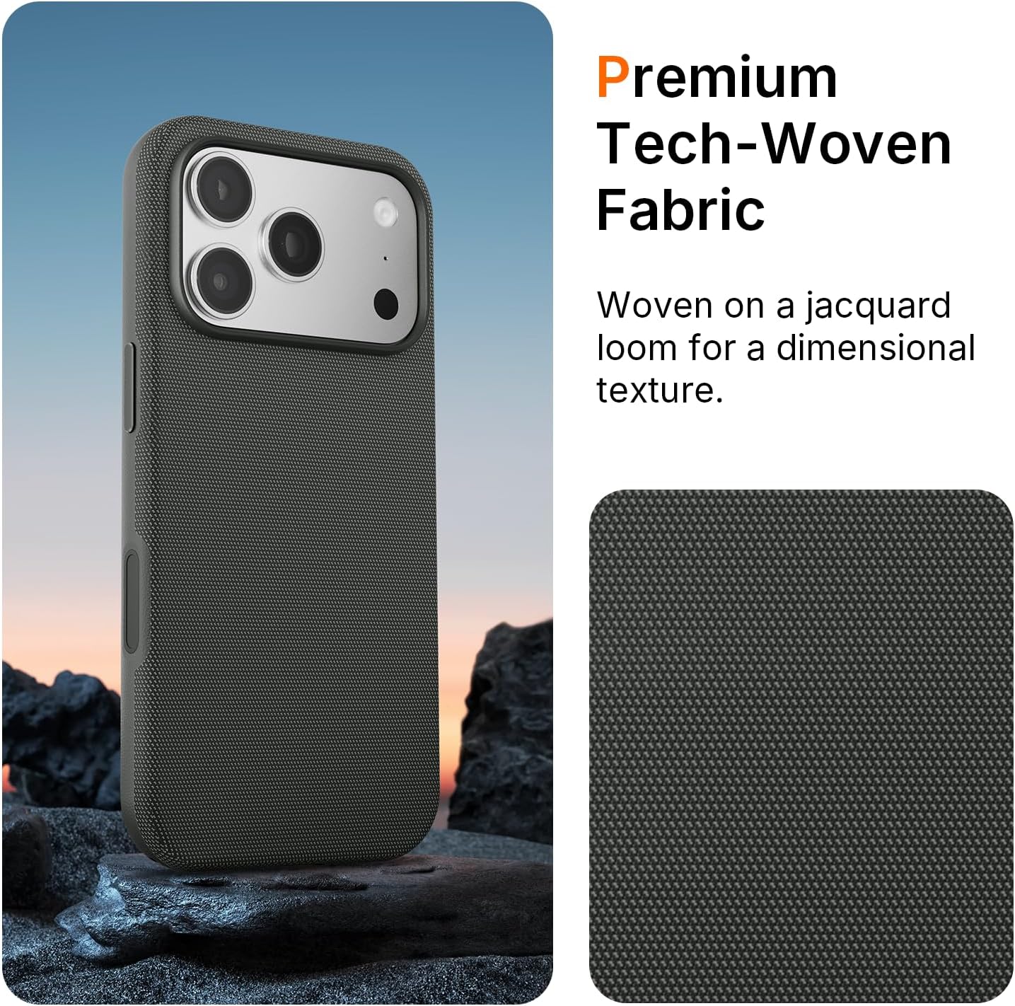 Thumbnail 3 de Mkeke iPhone 17 Pro Max Techwoven Case