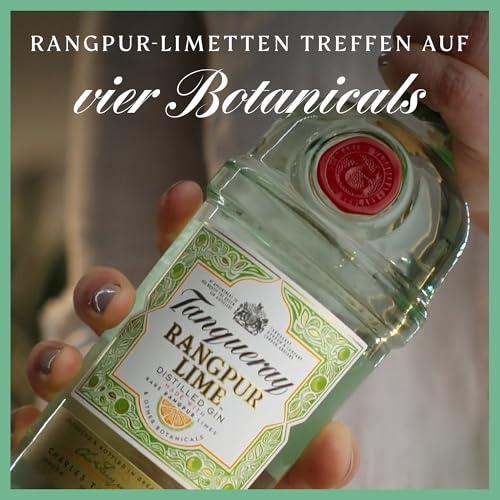 Detalle de Tanqueray Rangpur Lime Gin – fünffach destilliert mit Zitrusfrische (700 ml, 41,3% Vol.)
