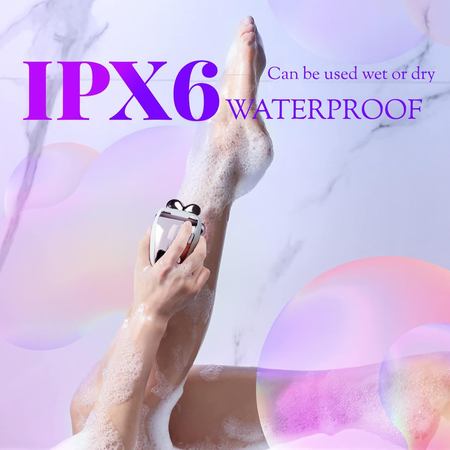 Detalle 1 de 60% Off 5-in-1 Electric Razors for Women Legs with 7D Head and IPX6 Waterproofing
