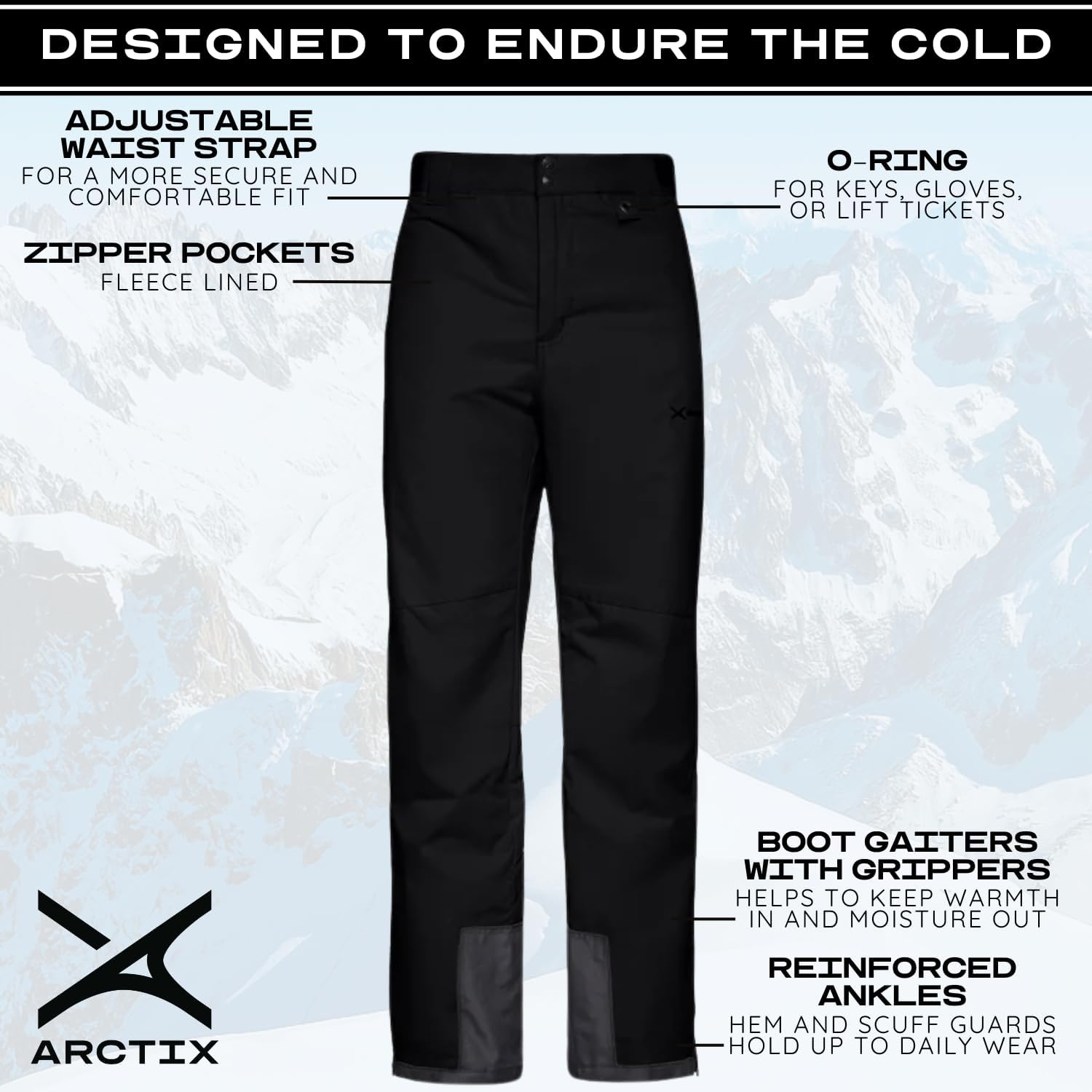 Detalle de ARCTIX Men's Essential Snow Pants