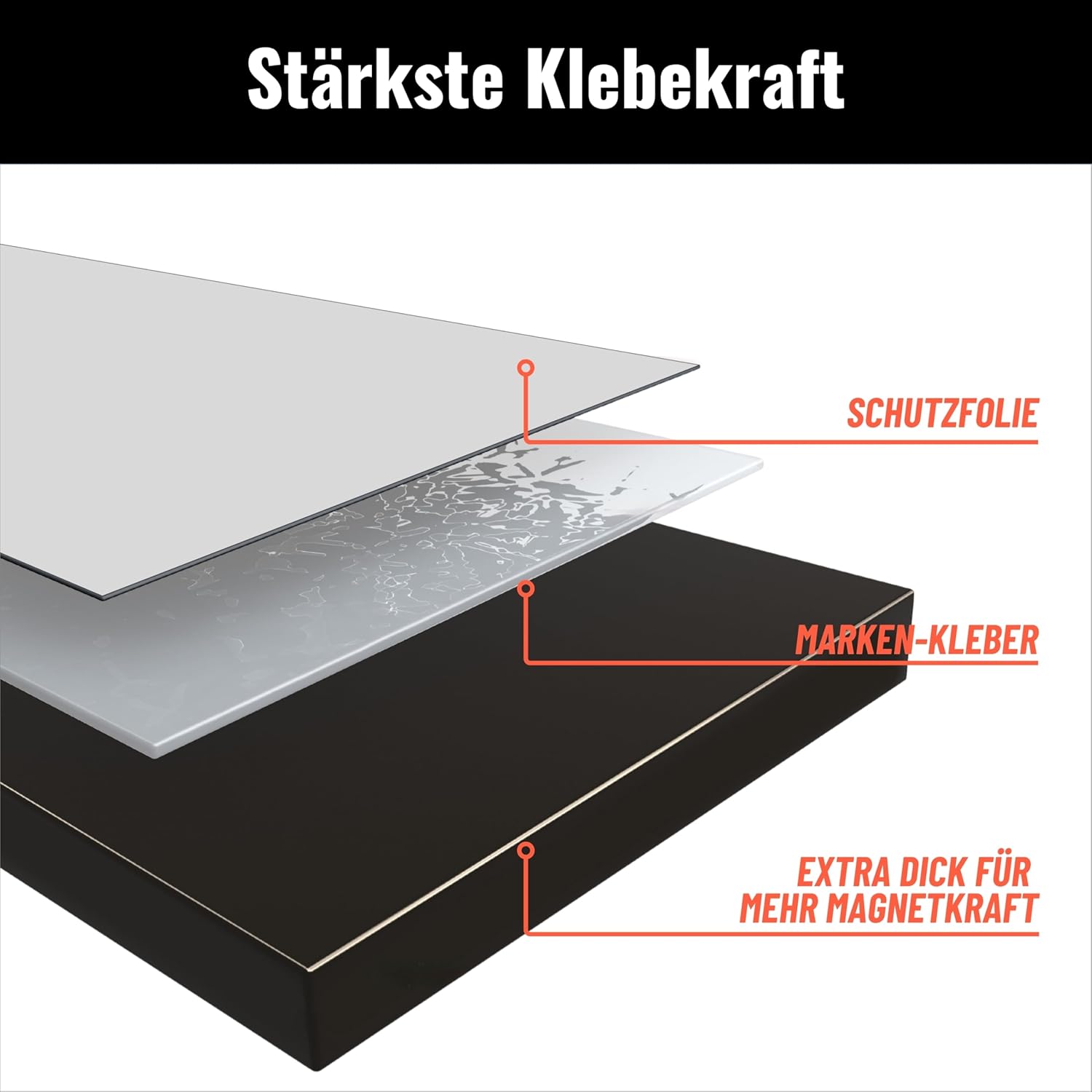 Thumbnail 1 de REORDA® Magnetband selbstklebend stark – Magnetstreifen mit starkem 3M-Kleber