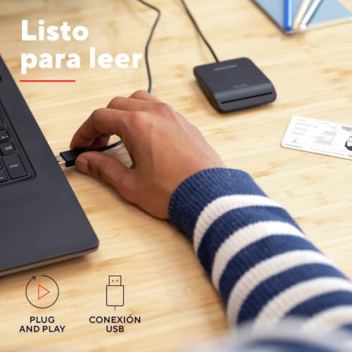 Thumbnail 3 de Trust Primo Lector DNI Electrónico USB: lector de tarjetas inteligente para Mac y Windows