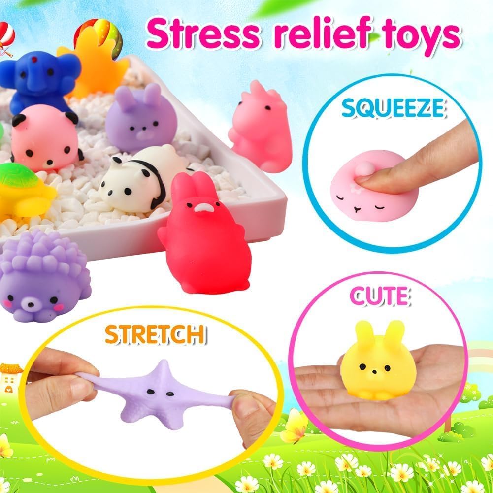 Thumbnail 4 de Kawaii Mochi Squishies 80pcs Party Favors