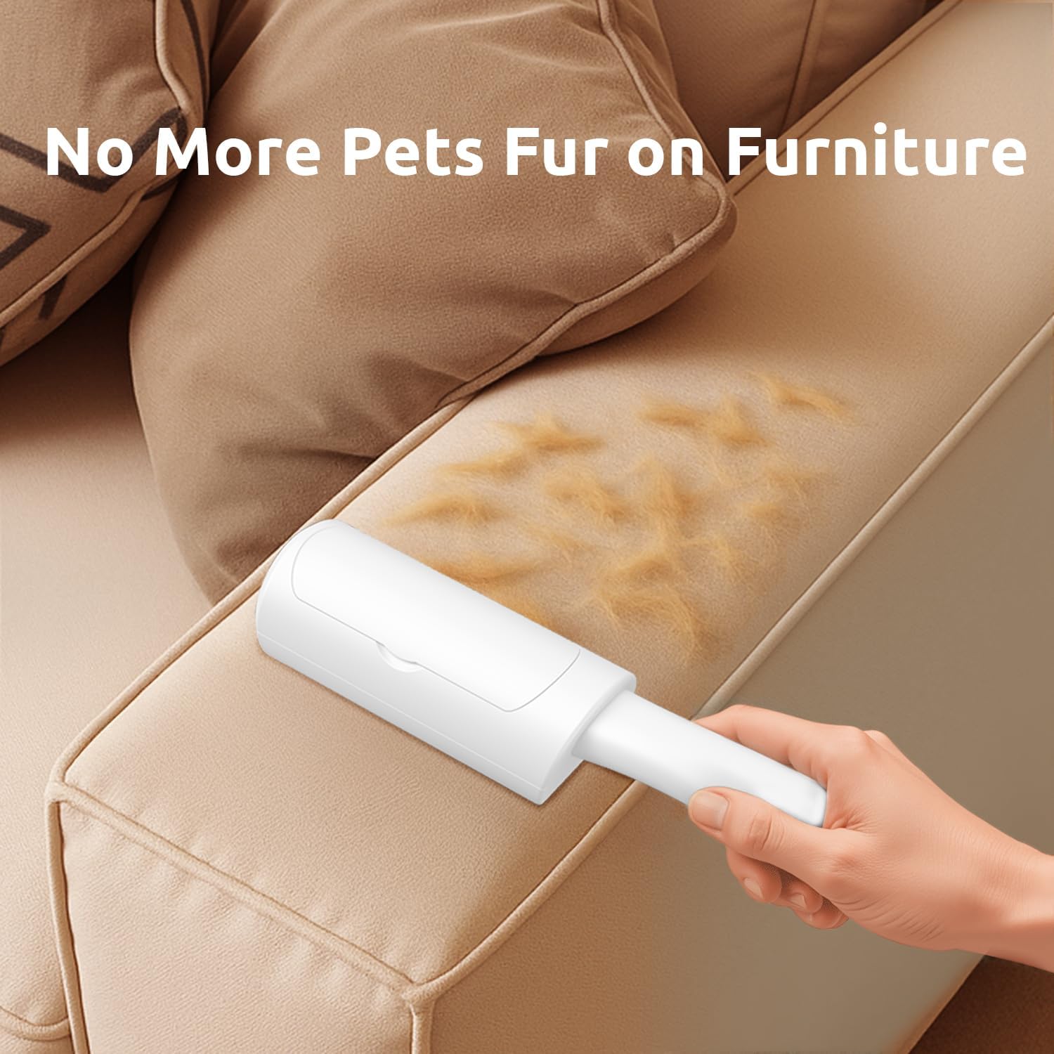 Detalle de ACE2ACE Pet Hair Remover Roller Brush: Mini Reusable Lint Roller for Pet Hair