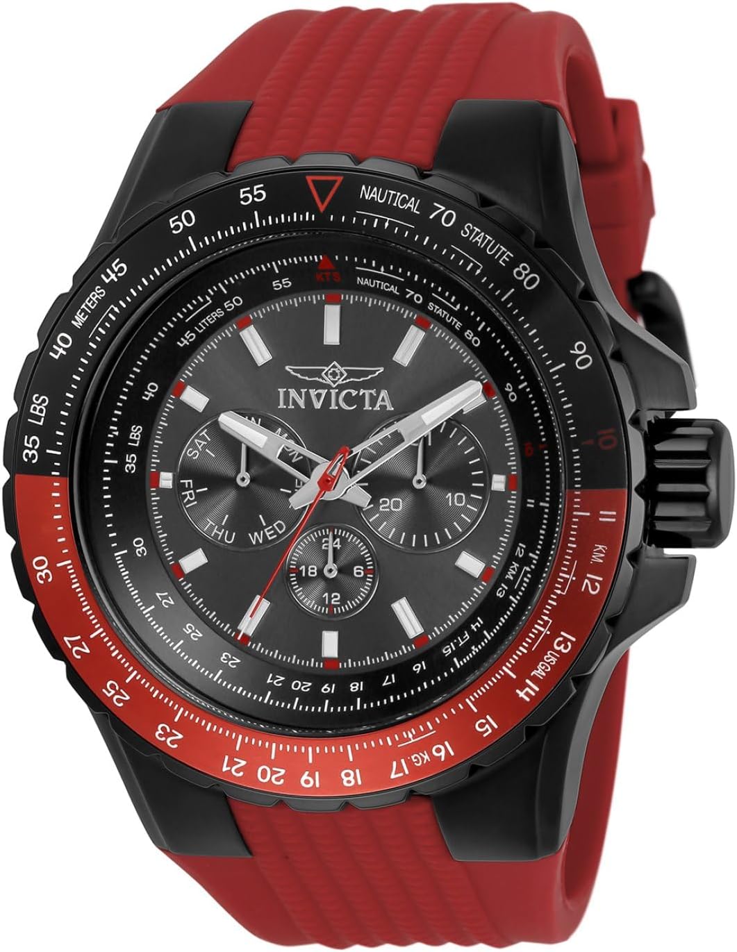Thumbnail 4 de Invicta Aviator 37032: Orologio da Uomo in acciaio inox, movimento al quarzo, cassa 50 mm