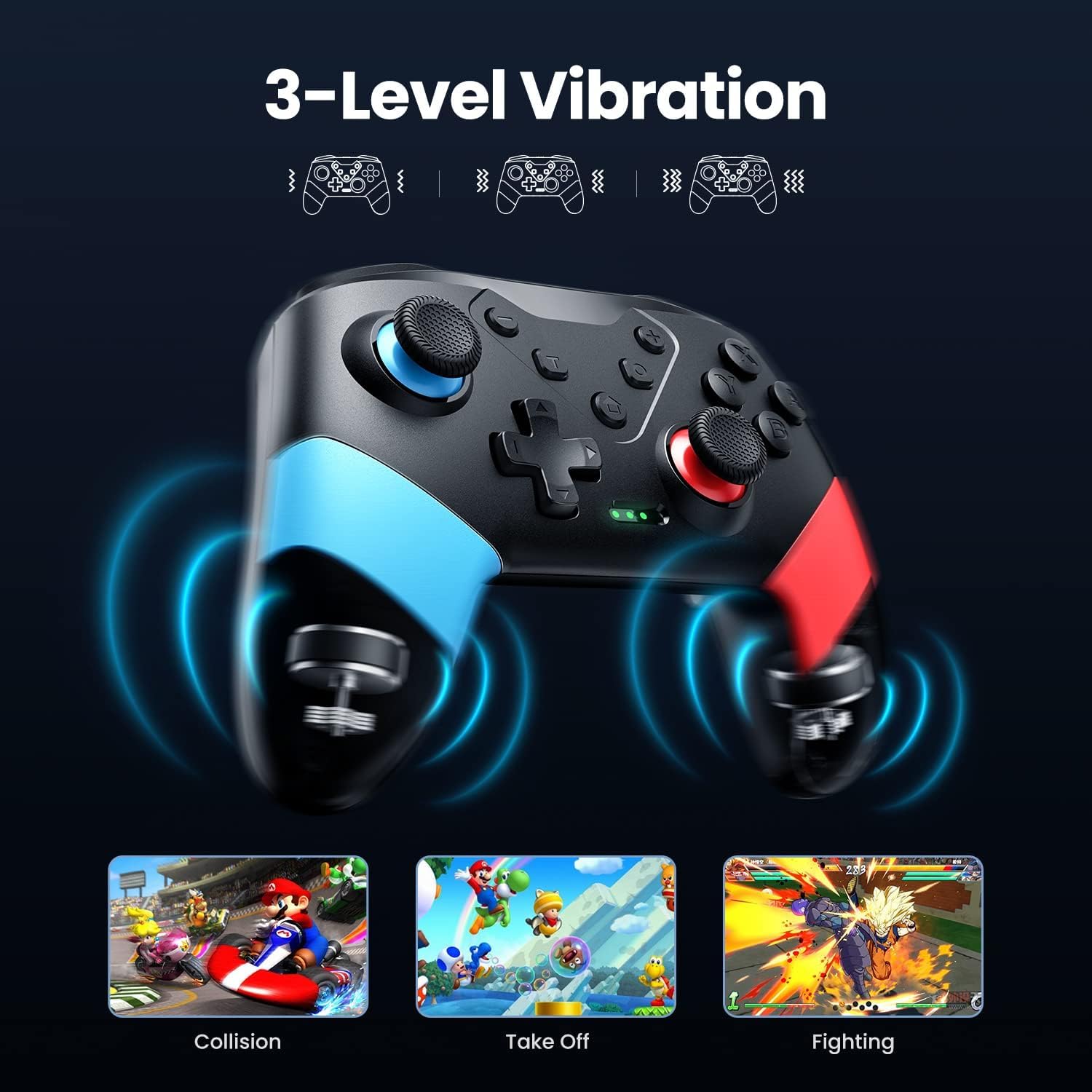Detalle 2 de VOYEE Wireless Pro Controller 15 Std