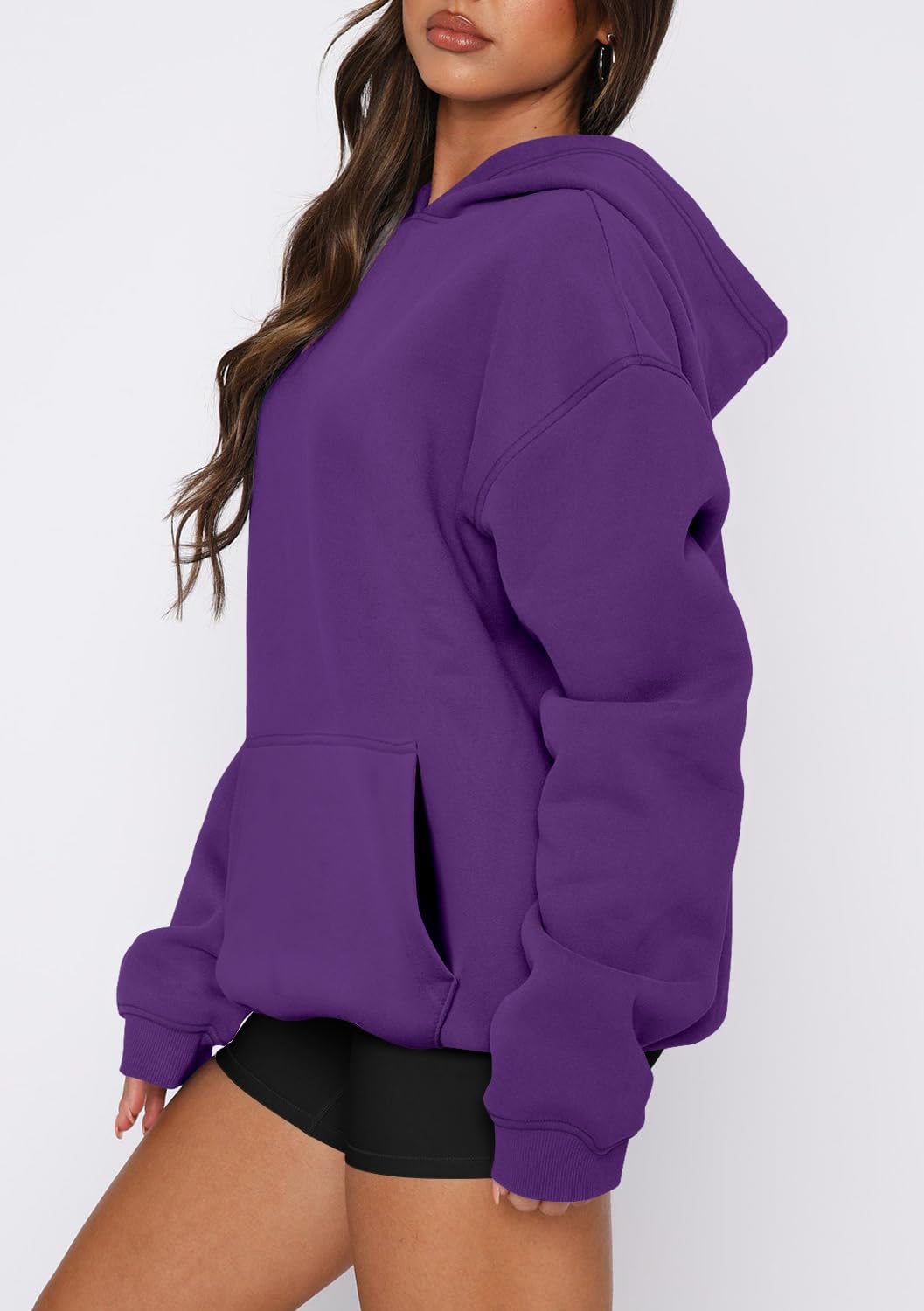 Thumbnail 3 de onlypuff Women's Oversized Pullover Hoodie with Kangaroo Pocket