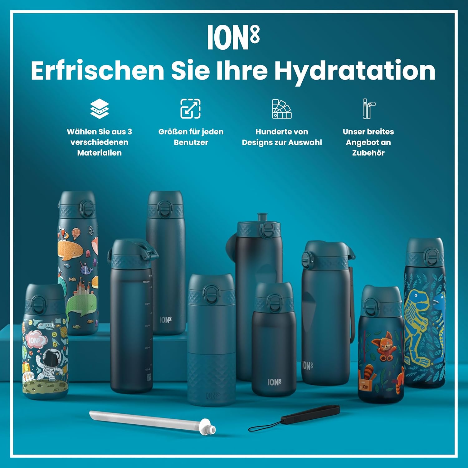 Thumbnail 6 de ion8 Kinder Trinkflasche 400ml 🥤
