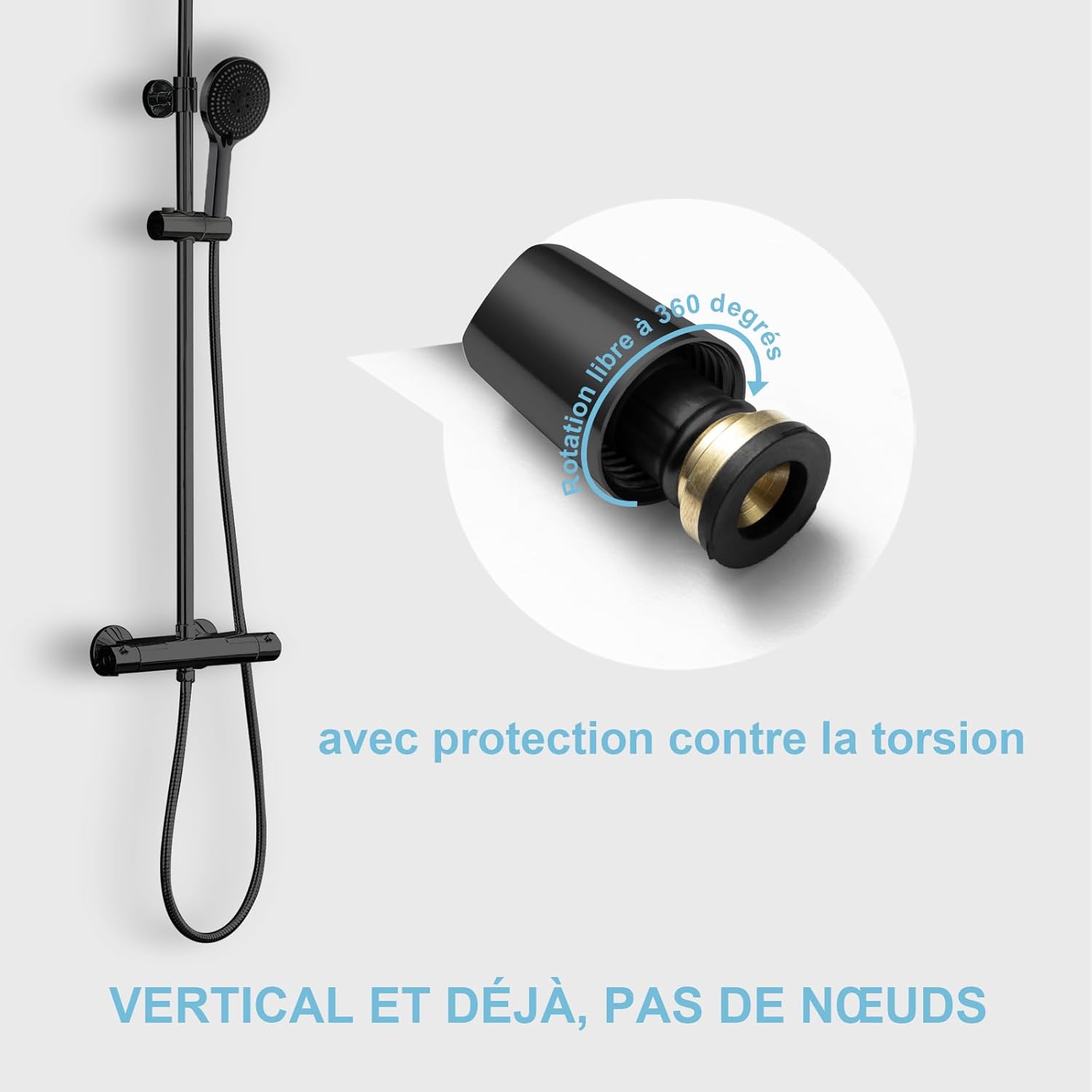 Detalle 1 de OFFO Flexible de Douche 2.0 m 11 mm