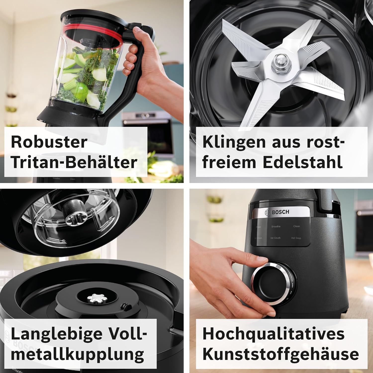 Thumbnail 6 de Bosch MMB6652B Hochleistungsmixer 2 L 🥤