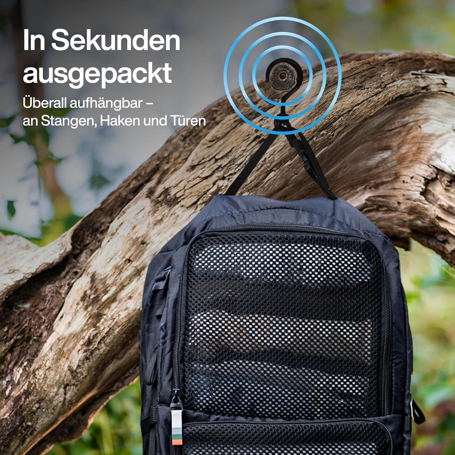 Detalle de TRAVEL DUDE Hanging Packing Cube für Reisen
