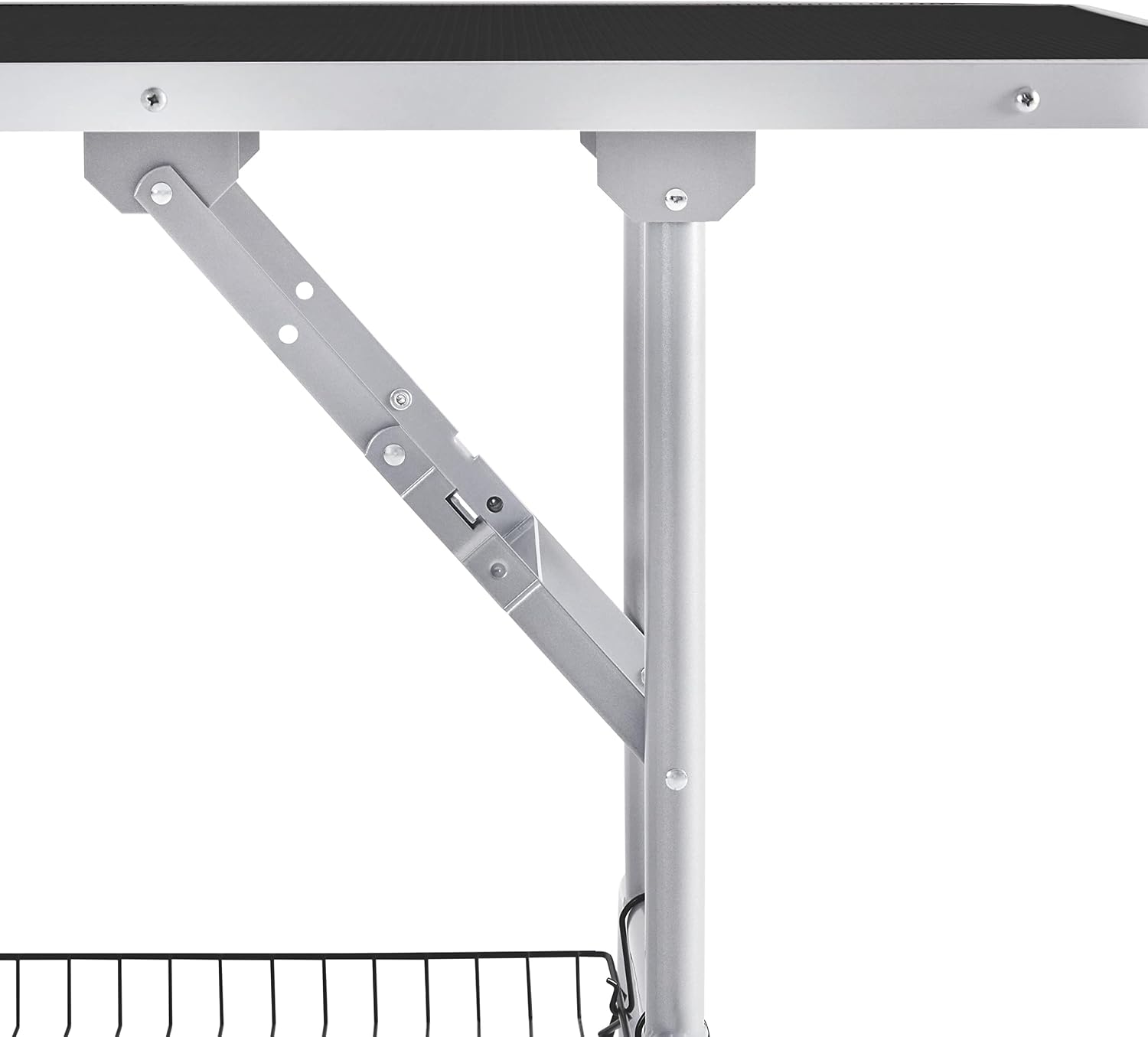Thumbnail 5 de Yaheetech höhenverstellbarer Trimmtisch für große Hunde (118 x 60 x 177 cm) mit 2 Schlingen – klappbar, max. 120 kg