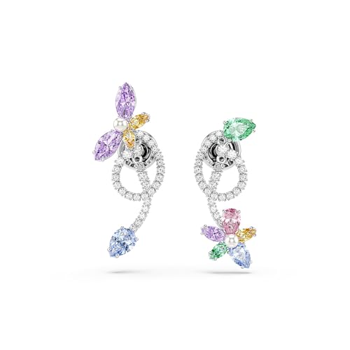 Thumbnail 1 de Swarovski x Ariana Grande Orecchini pendenti con orecchino jacket – Libellula e fiore, multicolore