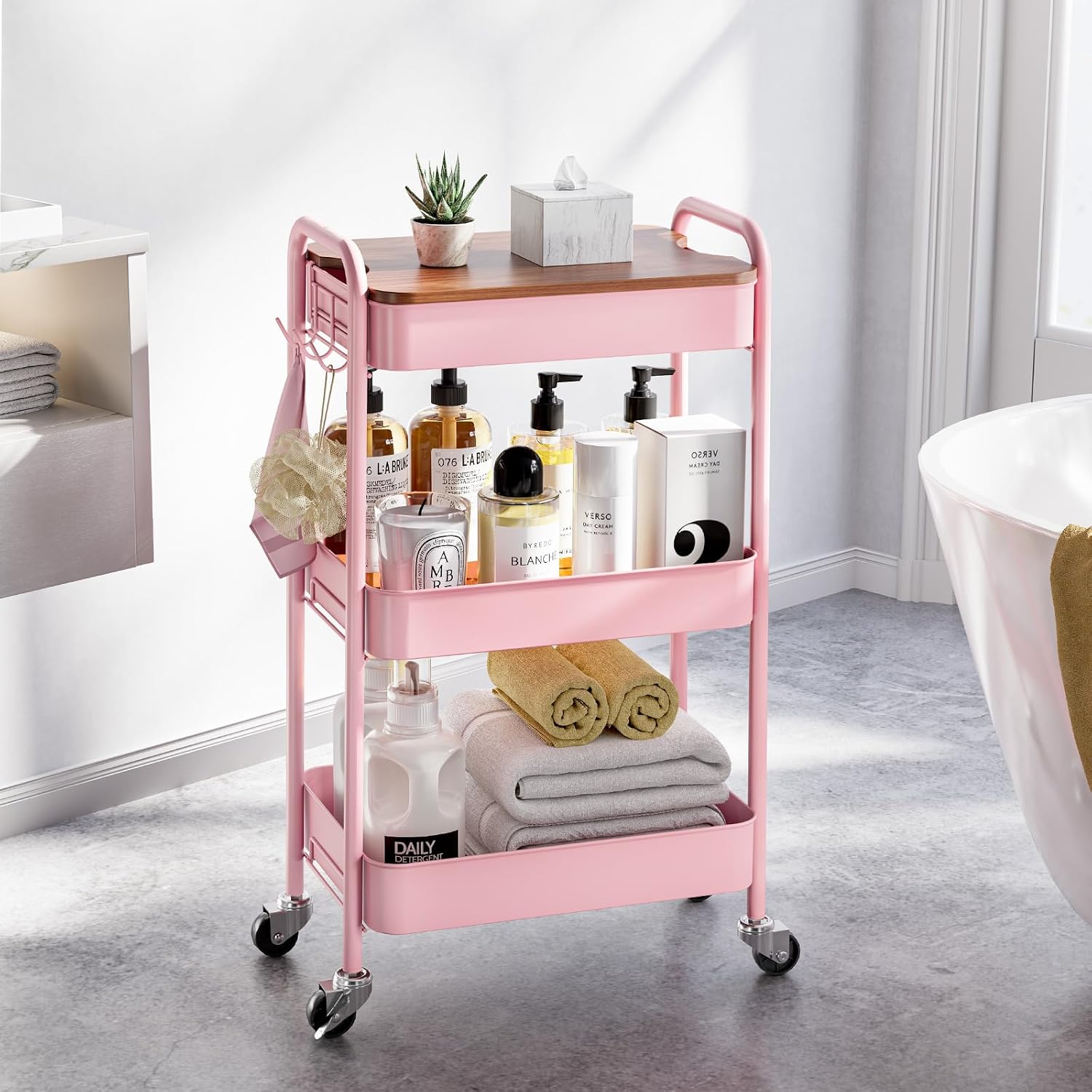 Detalle de KINGRACK Carrello Portatutto 44x30,5x79 cm