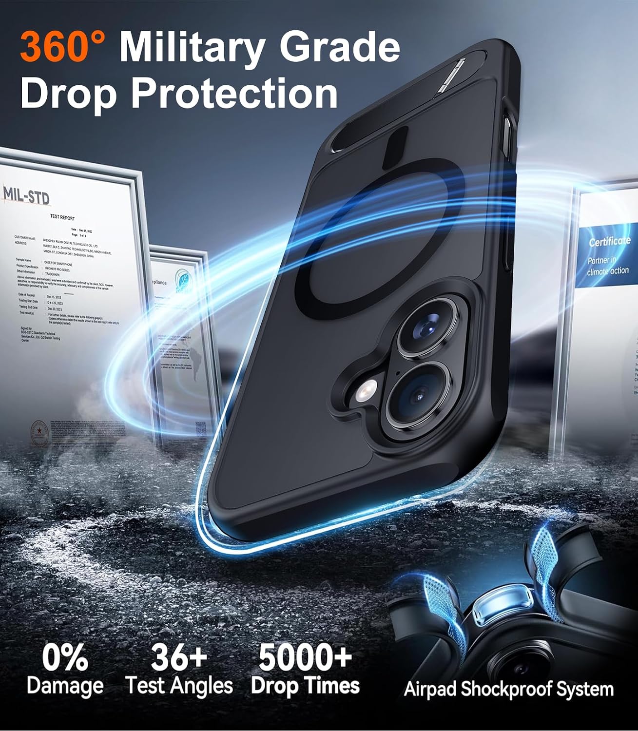 Detalle 2 de Temdan iPhone 17 Case MagSafe Compatible, 6.3"