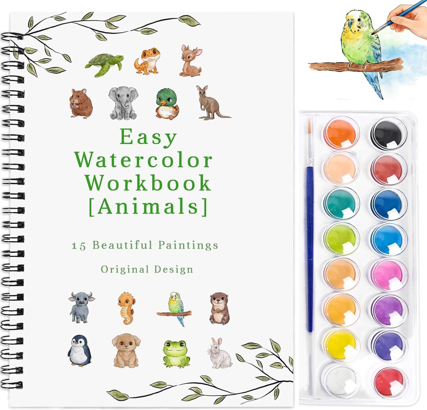 Thumbnail 6 de pobuu Watercolour Workbook 9 x 10 inch