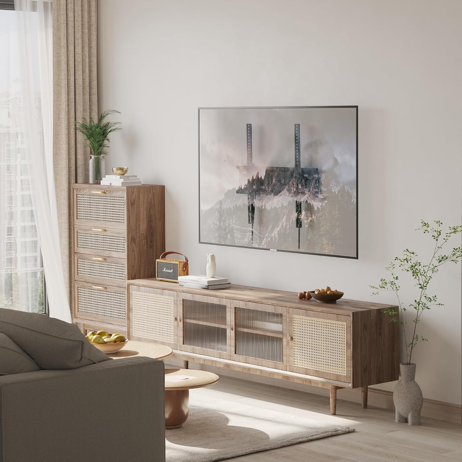 Thumbnail 6 de BONTEC Ultra Slim TV Wall Bracket 45kg