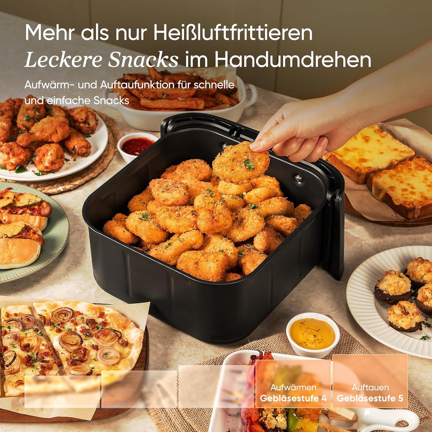 Thumbnail 5 de Cosori Turboblaze Heißluftfritteuse 6L XXL 🍟