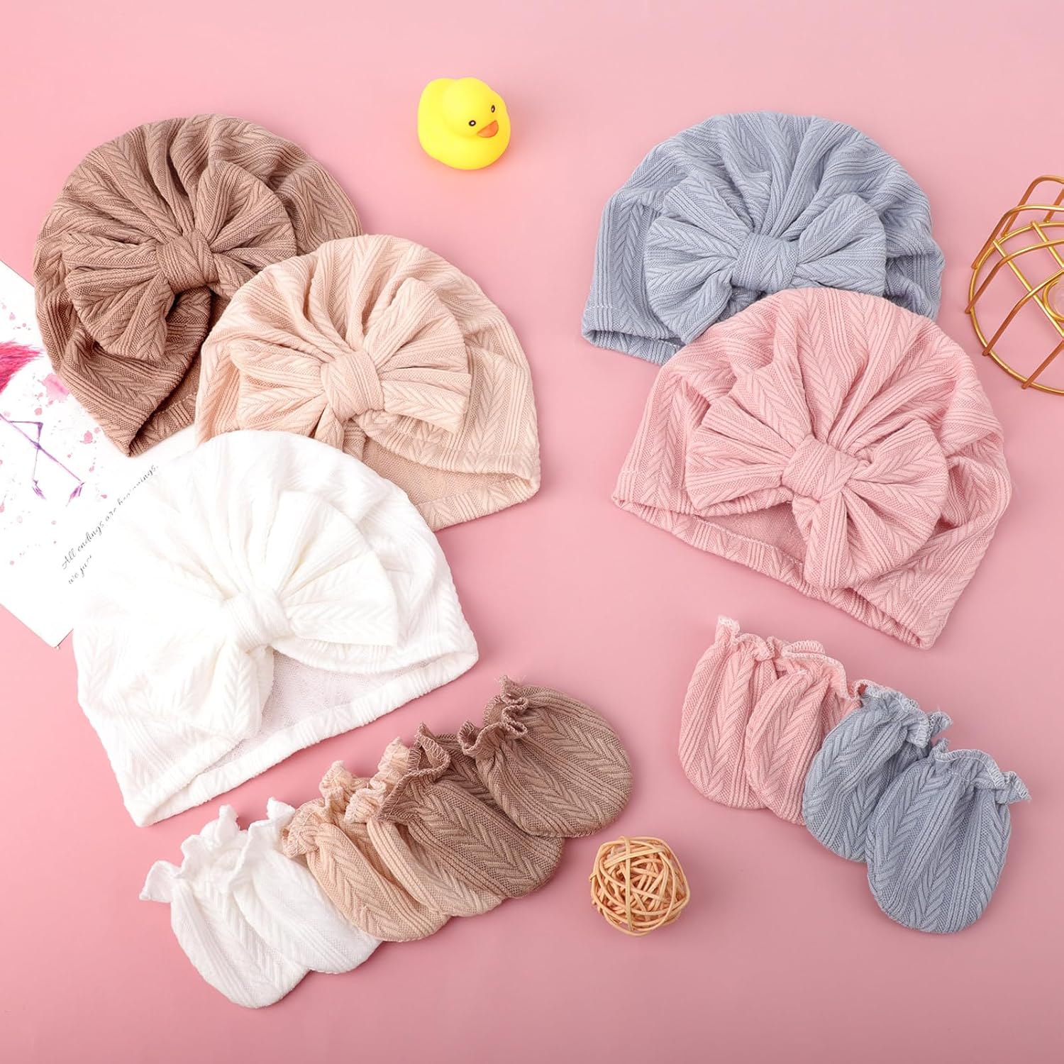 Thumbnail 6 de DRESHOW Newborn Hats Set 5-Pack