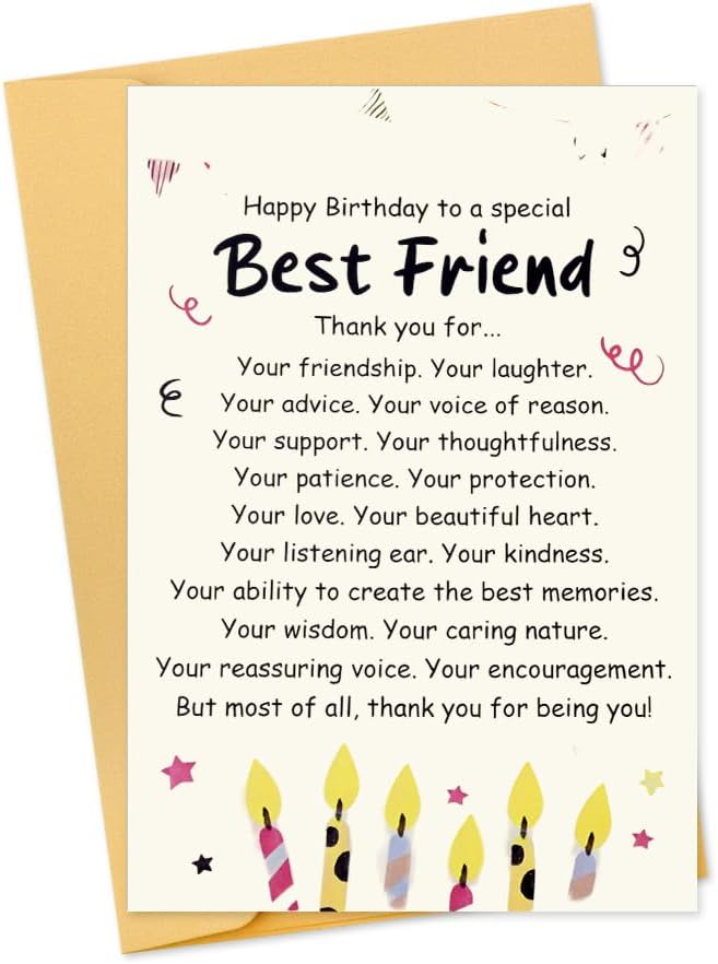 Detalle de Mimi Birthday Greeting Card, Folded Blank Card with Pink Hearts and Brown Envelope