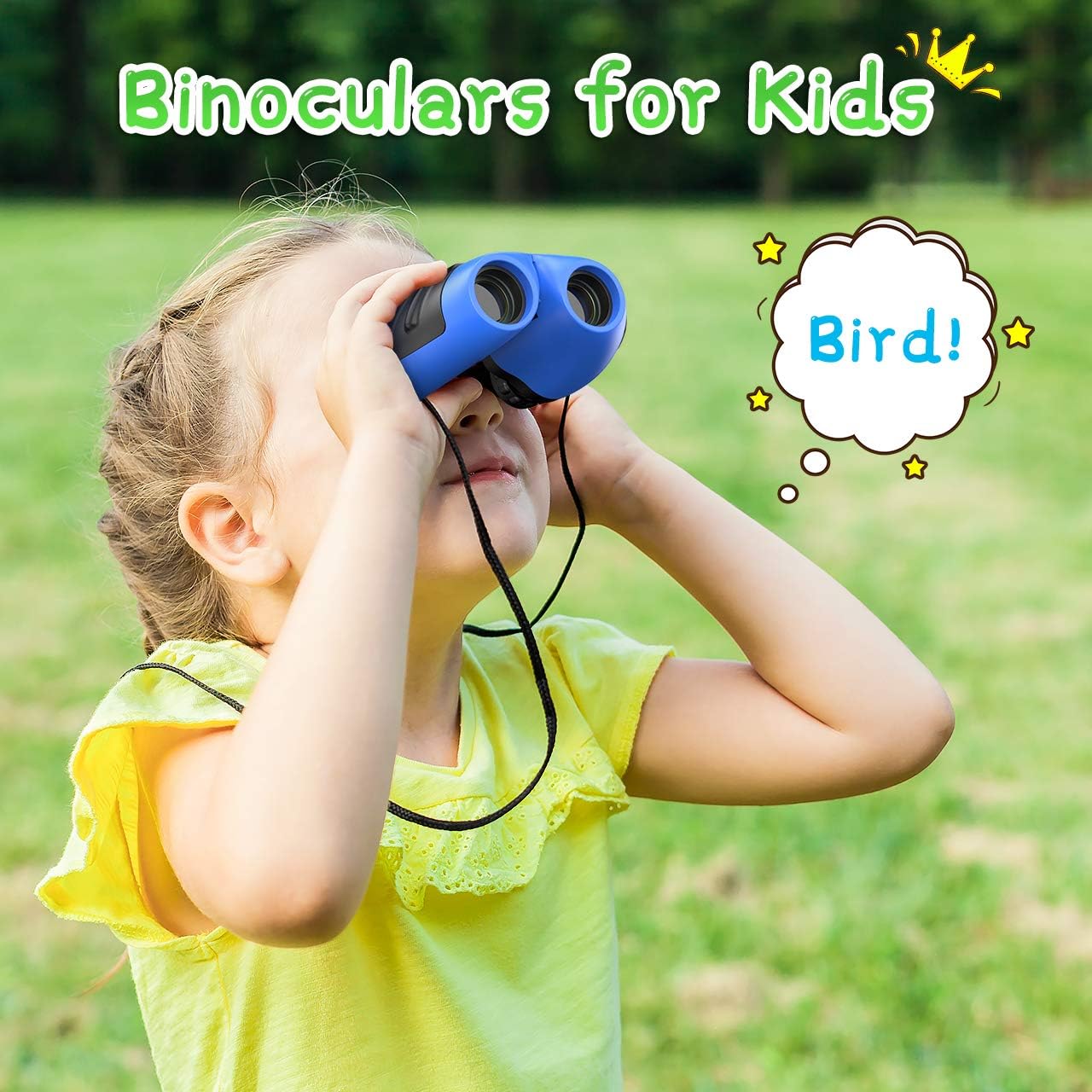 Thumbnail 2 de EUTOYZ Binoculars for Kids (8X) – Outdoor learning toys for ages 3–10, Blue
