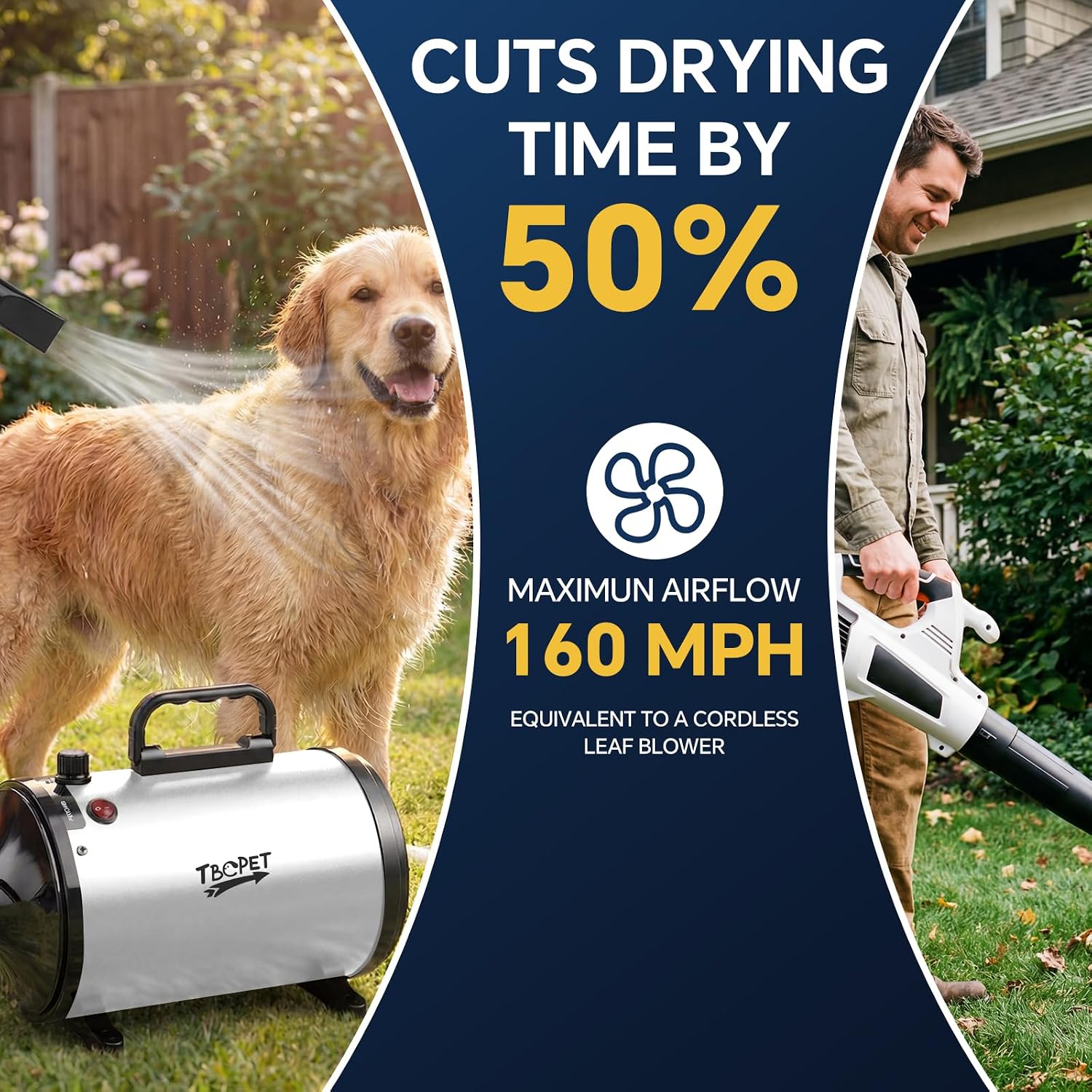 Thumbnail 2 de Dog hair dryer 5.2HP 2800W high velocity