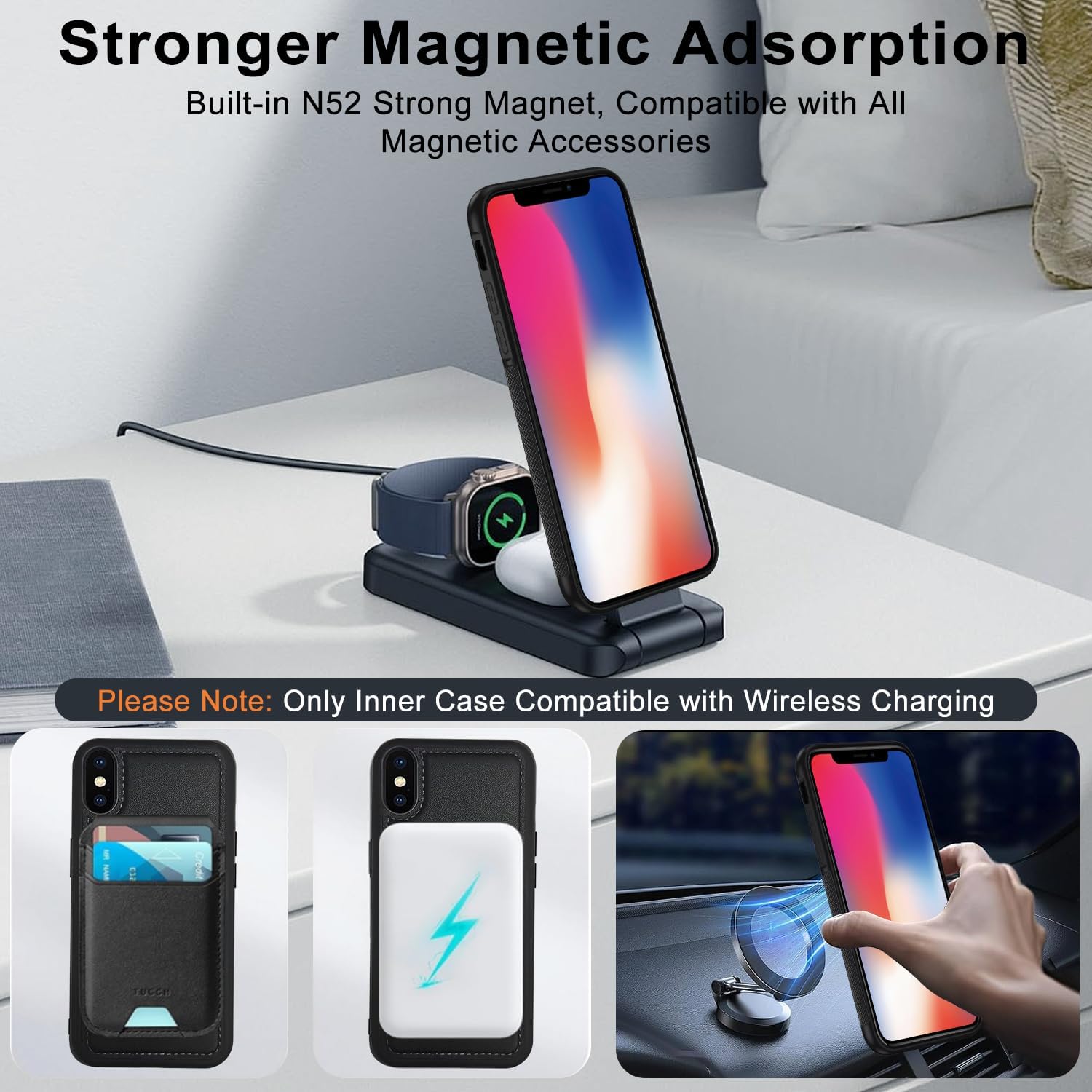 Detalle de XTCASE 2 en 1 coque iPhone X/XS