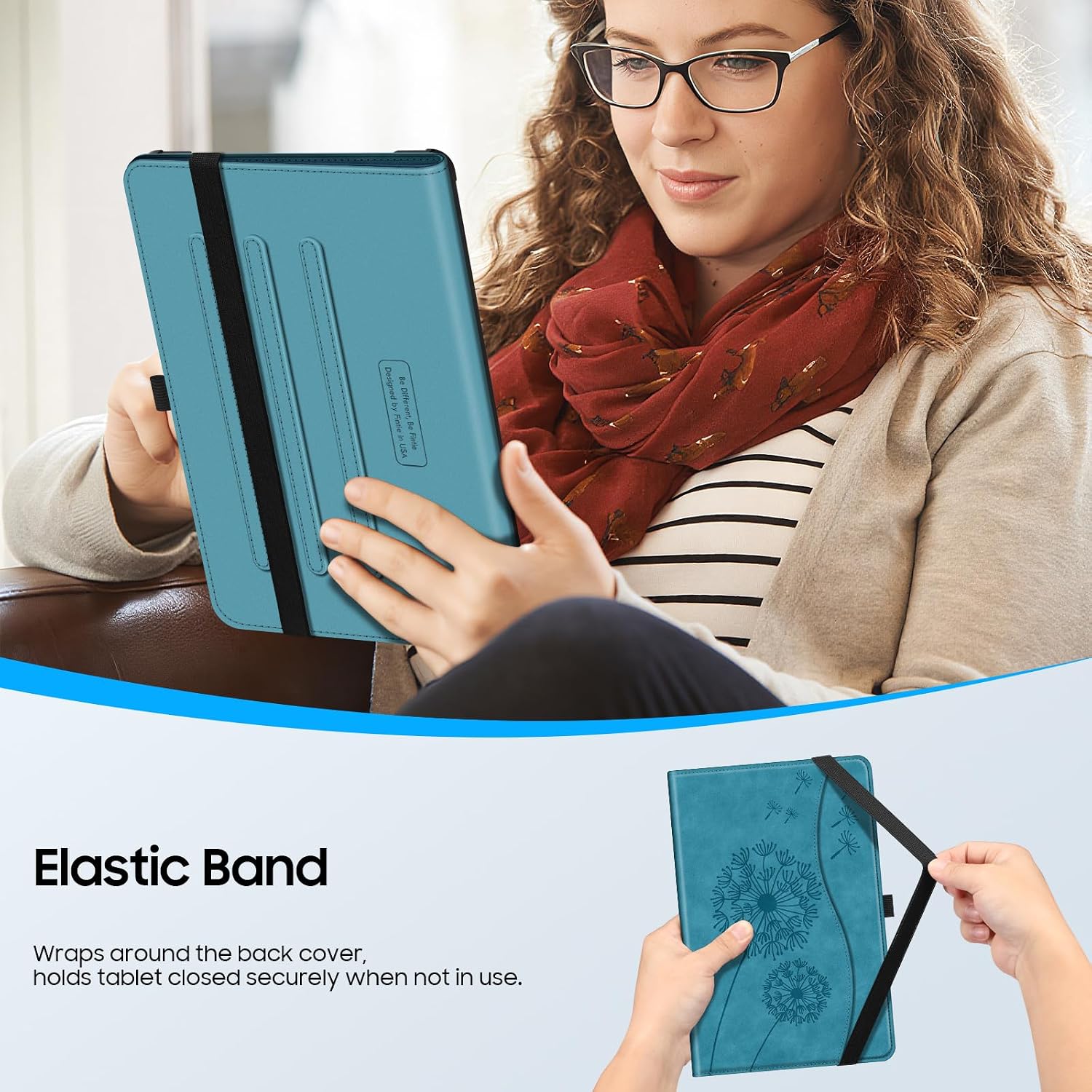 Thumbnail 6 de Fintie Case for Samsung Galaxy Tab A9 Plus 11" stand cover