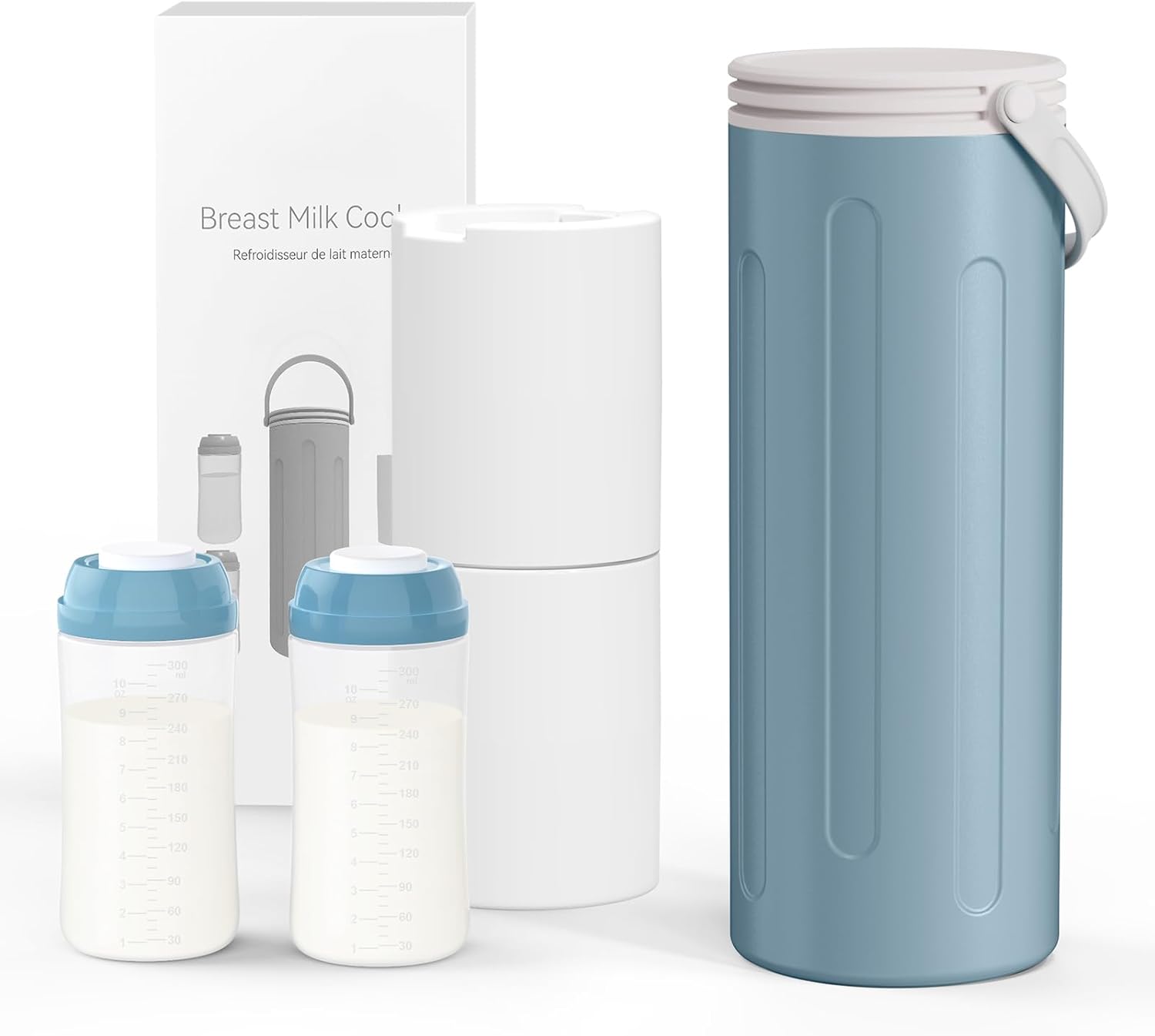 Portable Breast Milk Cooler for Outdoor – 22oz Capacity, 360° Cooling