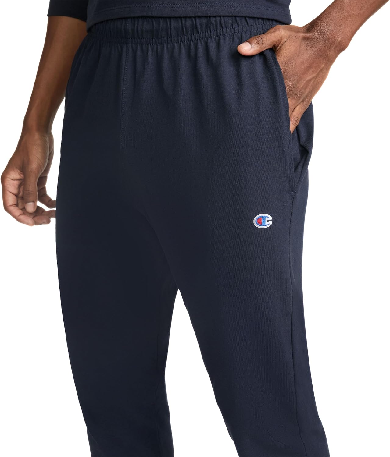 Detalle de Champion Men's Joggers, Everyday Cotton, Lightweight Lounge Knit Pants for Men (31" Inseam)