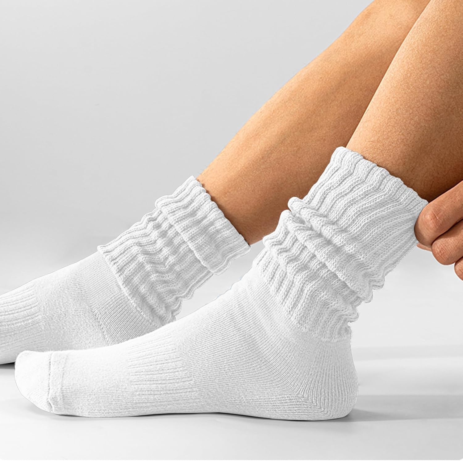 Thumbnail 3 de AugRing Women's Scrunch Crew Socks 3-Pack