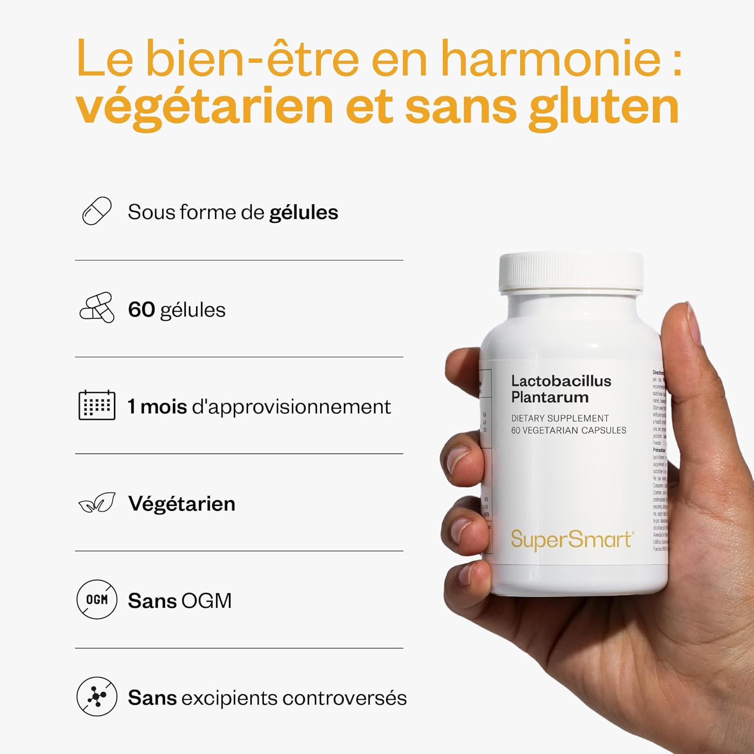 Thumbnail 4 de Lactobacillus Plantarum PostBiotique par Supersmart – Immunobiotiques brevetés pour renforcer l’immunité (Immuno-LP20™), vegan et sans gluten