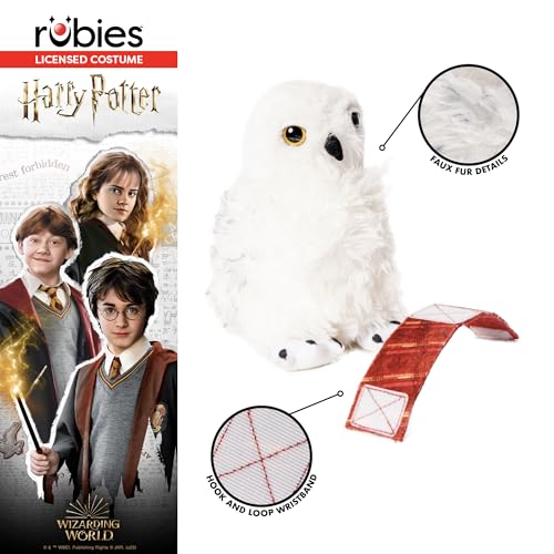 Thumbnail 2 de Rubies Hedwig, peluche oficial de Harry Potter con soporte de velcro para el brazo