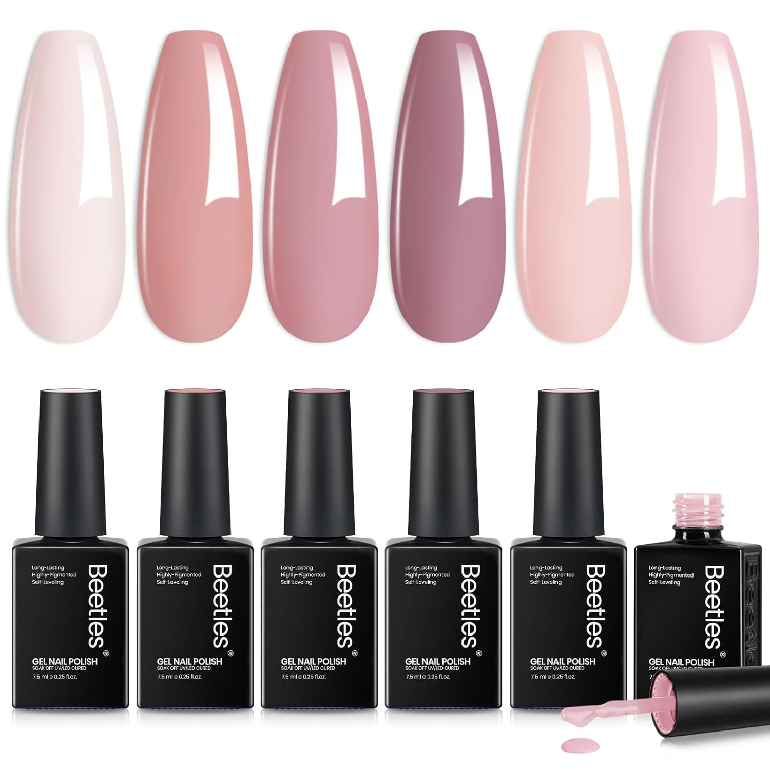 Thumbnail 6 de Beetles Nude Gel Polish Set, 6 Colors ⚙