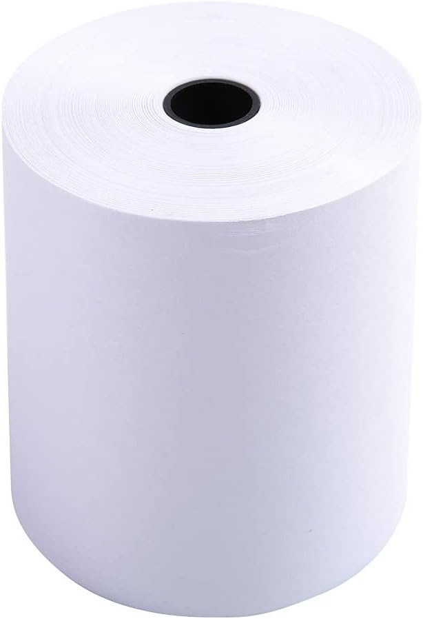 Detalle de Exacompta Rotolo di carta per calcolatrice 57×25 mm – 10 pezzi, senza rullo centrale