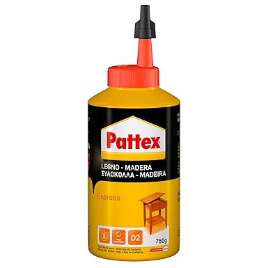 Detalle de Pattex Cola Madera Express 750g 🪑 - Adhesivo Rápido