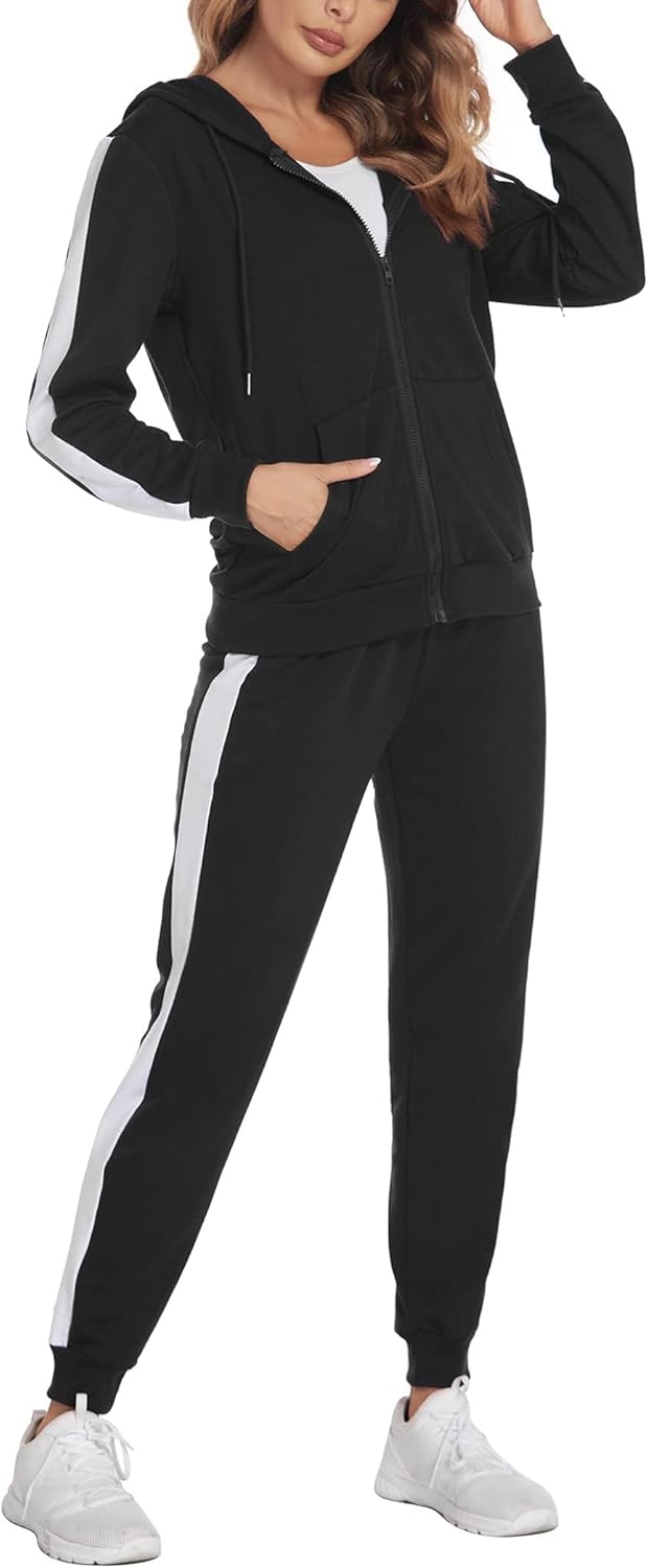 Thumbnail 5 de Parabler Damen Jogginganzug-Set mit Kapuzenjacke und Sporthose (Zweiteiler, S–XXL)